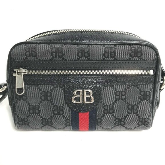 Authenticity Guarantee GUCCI 680128 Balenciaga collab Hacker Project GG Poch - Picture 1 of 12